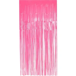 Muut Ripustettavat Koristeet|Lamee- Ja Oviverhot>Boland Party Partners, P. O. Box 518, AK ALPHEN A/D RIJN, https://boland.eu Oviverho 200 x 100 cm neon pinkki