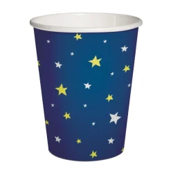 Värikattaus|Lasit Ja Mukit>Ilmapallokeskus Balloon Center Oy Part of Toyrock Group, Tiilipojanlenkki 9, 01720 VANTAA, www.ilmapallokeskus.fi Pahvimuki 250 ml tähdet sininen 10 kpl/pkt
