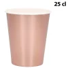 Värikattaus|Lasit Ja Mukit>Boland Party Partners, P. O. Box 518, AK ALPHEN A/D RIJN, https://boland.eu Pahvimuki ruusukullanvärinen 250 ml 6 kpl/pkt