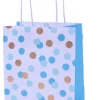 Lahjapaketointi|Vauvakutsut, Baby Shower> Pallot lahjakassi vaaleansininen 15x20 cm 4 kpl/pkt