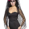 Muut Asusteet|Pannat, Kruunut Ja Tiarat>Smiffys II Ltd., New Lane, Leeds, LS11 5DZ United Kingdom, www.smiffys.com Panta Day of the Dead hunnulla