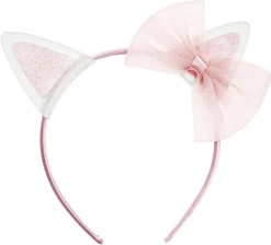 Ystävänpäivä|Koristehelmet, Ruusut Ja Konfetit>PartyDeco sp. z o.o. sp. k., ul. Kolumba 1, 70-035 Szczecin, www.partydeco.com Panta, kissan korvat vaaleanpunainen rusetilla
