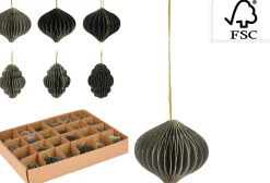 Joulu|Muut Ripustettavat Koristeet>Koopman International B.V., Distelweg 88, 1031 HH AMSTERDAM, www.koopmanint.com Paperikennokoriste 6 cm lajitelmatuote, 6 erilaista