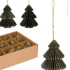 Joulu|Muut Ripustettavat Koristeet>Koopman International B.V., Distelweg 88, 1031 HH AMSTERDAM, www.koopmanint.com Paperikennokoriste kuusi 8 cm lajitelmatuote, 3 erilaista
