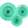 Muut Ripustettavat Koristeet>PartyDeco sp. z o.o. sp. k., ul. Kolumba 1, 70-035 Szczecin, www.partydeco.com Paperiviuhkakoriste, mintun vihreä 20-30 cm, 3 kpl/pkt