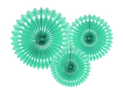 Muut Ripustettavat Koristeet>PartyDeco sp. z o.o. sp. k., ul. Kolumba 1, 70-035 Szczecin, www.partydeco.com Paperiviuhkakoriste, mintun vihreä 20-30 cm, 3 kpl/pkt
