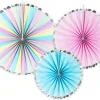 Muut Ripustettavat Koristeet>PartyDeco sp. z o.o. sp. k., ul. Kolumba 1, 70-035 Szczecin, www.partydeco.com Paperiviuhkakoriste pastellivärit 3 kpl/pkt