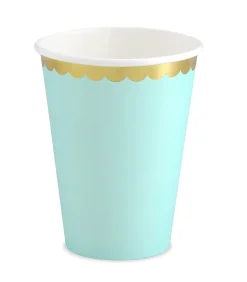 Häät|Häät>PartyDeco sp. z o.o. sp. k., ul. Kolumba 1, 70-035 Szczecin, www.partydeco.com Pastelli pahvimuki mintunvihreä 6 kpl/pkt