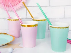 Pääsiäinen|Värikattaus>PartyDeco sp. z o.o. sp. k., ul. Kolumba 1, 70-035 Szczecin, www.partydeco.com Pastelli pahvimuki mintunvihreä 6 kpl/pkt