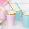 Häät|Häät>PartyDeco sp. z o.o. sp. k., ul. Kolumba 1, 70-035 Szczecin, www.partydeco.com Pastelli pahvimuki vaaleanpunainen 6 kpl/pkt