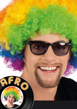 Vappu|Pride>Boland Party Partners, P. O. Box 518, AK ALPHEN A/D RIJN, https://boland.eu Peruukki afro, värikäs
