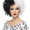 Elokuvat|Muut Asusteet>Smiffys II Ltd., New Lane, Leeds, LS11 5DZ United Kingdom, www.smiffys.com Peruukki, Cruella de Vil - Julmia Juonio