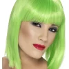Muut Asusteet|Peruukit>Smiffys II Ltd., New Lane, Leeds, LS11 5DZ United Kingdom, www.smiffys.com Peruukki Glam neon vihreä otsahiuksilla