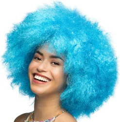 Muut Asusteet|Peruukit>Boland Party Partners, P. O. Box 518, AK ALPHEN A/D RIJN, https://boland.eu Peruukki Sugar neon sininen