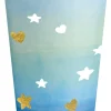 Vauvakutsut, Baby Shower|Vauvakutsut, Baby Shower>IV Beck / Amscan Europe GmbH, Dettinger Str. 148, 73230 Kirchheim/Teck, Germany, www.amscan-europe.com Pilvi pahvimuki vaaleansininen 250 ml 8 kpl/pkt
