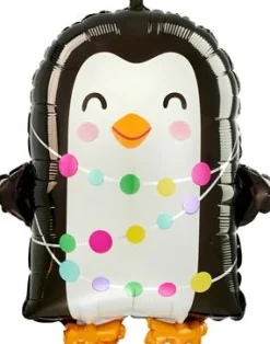 Joulu|Muotofoliopallot>Anagram International Inc, 7700 Anagram Drive, MN 55344-7307, USA, http://www.anagramballoons.com/ Pingviini juhlatunnelmissa pienmuotofolio
