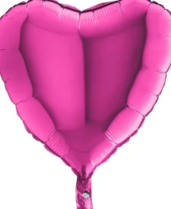 Yksiväriset Ilmapallot>Grabo Intl Srl, Via del Lavoro 33, 47853 CORIANO, ITALY, www.graboballoons.com Pinkki sydän foliopallo