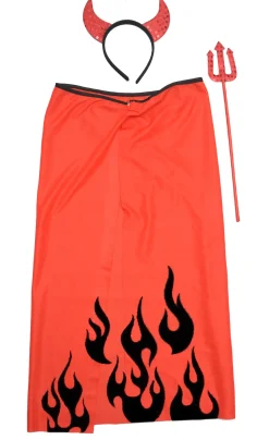 Muut Asusteet|Halloween>Goodmark Europe NV, Industrielaan 15, 8520 Kuurne, www.goodmarkgroup.com Piru asusetti, sis. viitta, panta ja hiilihanko