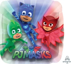 Erikoisfoliopallot>Anagram International Inc, 7700 Anagram Drive, MN 55344-7307, USA, http://www.anagramballoons.com/ PJ Masks Pyjamasankarit erikoismuotofolio