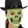 Naamarit Ja Silmikot|Halloween>CARNIVAL TOYS SRL, VIA GOLDONI 1, 48026 GODO DI RUSSI, RA, www.carnivaltoys.it Pääkallonaamari vihreä