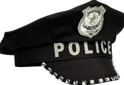 Penkkarit|Muut Asusteet>Boland Party Partners, P. O. Box 518, AK ALPHEN A/D RIJN, https://boland.eu Poliisihattu timanttikoristein