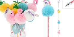Kesätuotteet|Kesätuotteet>Koopman International B.V., Distelweg 88, 1031 HH AMSTERDAM, www.koopmanint.com Pom Pom kynä, lajitelmatuote 4 erilaista