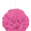 Muut Ripustettavat Koristeet>Unique Party Europe, Medford House, East Common Lane, England DN16 1DS, www.uniqueparty.eu Pom Pom pinkki koriste, halk. 41,6 cm