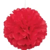 Muut Ripustettavat Koristeet>Unique Party Europe Pom Pom punainen koriste, halk. 41,6 cm