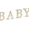 Muut Koristeet Ja Rekvisiitat>PartyDeco sp. z o.o. sp. k., ul. Kolumba 1, 70-035 Szczecin, www.partydeco.com Puiset kirjaimet BABY, 16,5 - 21,5 x 19,5 cm
