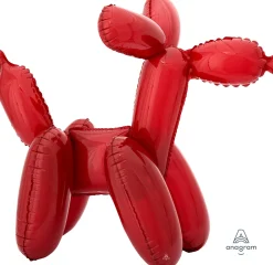 Erikoisilmapallot|Erikoisfoliopallot>Anagram International Inc, 7700 Anagram Drive, MN 55344-7307, USA, http://www.anagramballoons.com/ Punainen ilmapallokoira ilmatäytteinen erikoispallo