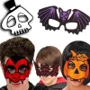 Naamarit Ja Silmikot|Halloween>CARNIVAL TOYS SRL, VIA GOLDONI 1, 48026 GODO DI RUSSI, RA, www.carnivaltoys.it Puolinaamari Halloween 1 kpl/pkt, lajitelmatuote 5 erilaista