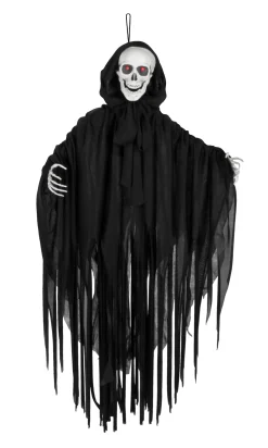 Ripustettavat Hahmot|Halloween>Boland Party Partners, P. O. Box 518, AK ALPHEN A/D RIJN, https://boland.eu Ripustettava luuranko 90 cm äänellä, valolla ja liikkeellä