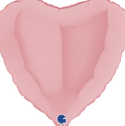 Yksiväriset Ilmapallot>Grabo Intl Srl, Via del Lavoro 33, 47853 CORIANO, ITALY, www.graboballoons.com Roosa sydän foliopallo