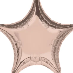 Pienet Foliopallot|Yksiväriset Foliopallot>Anagram International Inc, 7700 Anagram Drive, MN 55344-7307, USA, http://www.anagramballoons.com/ Ruusukulta tähti foliopallo