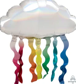 Erikoisfoliopallot>Anagram International Inc, 7700 Anagram Drive, MN 55344-7307, USA, http://www.anagramballoons.com/ Sateenkaarisadepilvi erikoismuotofolio