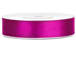 Häät|Häät>PartyDeco sp. z o.o. sp. k., ul. Kolumba 1, 70-035 Szczecin, www.partydeco.com Satiininauha 12mm/25m, fuksia