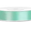 Lahjapaketointi|Satiininauhat>PartyDeco sp. z o.o. sp. k., ul. Kolumba 1, 70-035 Szczecin, www.partydeco.com Satiininauha 12mm/25m, mintunvihreä