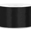 Häät|Häät>PartyDeco sp. z o.o. sp. k., ul. Kolumba 1, 70-035 Szczecin, www.partydeco.com Satiininauha 38 mm/25 m musta