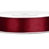 Häät|Häät>PartyDeco sp. z o.o. sp. k., ul. Kolumba 1, 70-035 Szczecin, www.partydeco.com Satiininauha 12mm/25m, viininpunainen