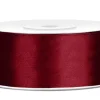 Häät|Häät>PartyDeco sp. z o.o. sp. k., ul. Kolumba 1, 70-035 Szczecin, www.partydeco.com Satiininauha 25mm/25m, viininpunainen