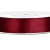 Lahjapaketointi|Joulu>PartyDeco sp. z o.o. sp. k., ul. Kolumba 1, 70-035 Szczecin, www.partydeco.com Satiininauha 12mm/25m, viininpunainen
