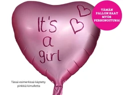 Pienet Foliopallot|Yksiväriset Foliopallot>Anagram International Inc, 7700 Anagram Drive, MN 55344-7307, USA, http://www.anagramballoons.com/ Satiinipinkki sydän foliopallo