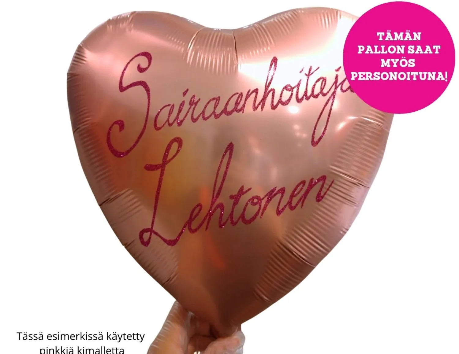 Yksiväriset Ilmapallot|Äitienpäivä>Anagram International Inc, 7700 Anagram Drive, MN 55344-7307, USA, http://www.anagramballoons.com/ Satiiniruusukulta sydän foliopallo