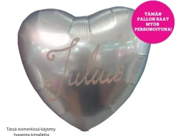 Pienet Foliopallot|Yksiväriset Foliopallot>Anagram International Inc, 7700 Anagram Drive, MN 55344-7307, USA, http://www.anagramballoons.com/ Satiinivaaleansininen sydän foliopallo