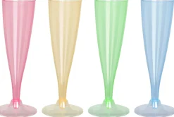 Lakkiaiset Ja Valmistujaiset|Lakkiaiset Ja Valmistujaiset>Koopman International B.V., Distelweg 88, 1031 HH AMSTERDAM, www.koopmanint.com Shampanjalasi värikäs konepestävä 150 ml 4 kpl/pkt, lajitelmatuote 4 erilaista