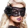 Naamarit Ja Silmikot|Halloween>Boland Party Partners, P. O. Box 518, AK ALPHEN A/D RIJN, https://boland.eu Silmikko mystinen musta ruusulla