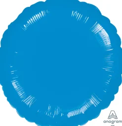 Pienet Foliopallot|Yksiväriset Foliopallot>Anagram International Inc, 7700 Anagram Drive, MN 55344-7307, USA, http://www.anagramballoons.com/ Sininen pyöreä foliopallo