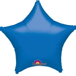 Yksiväriset Ilmapallot>Anagram International Inc, 7700 Anagram Drive, MN 55344-7307, USA, http://www.anagramballoons.com/ Sininen tähti foliopallo