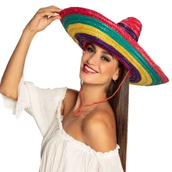 Penkkarit|Muut Asusteet>Boland Party Partners, P. O. Box 518, AK ALPHEN A/D RIJN, https://boland.eu Sombrero Puebla 49 cm