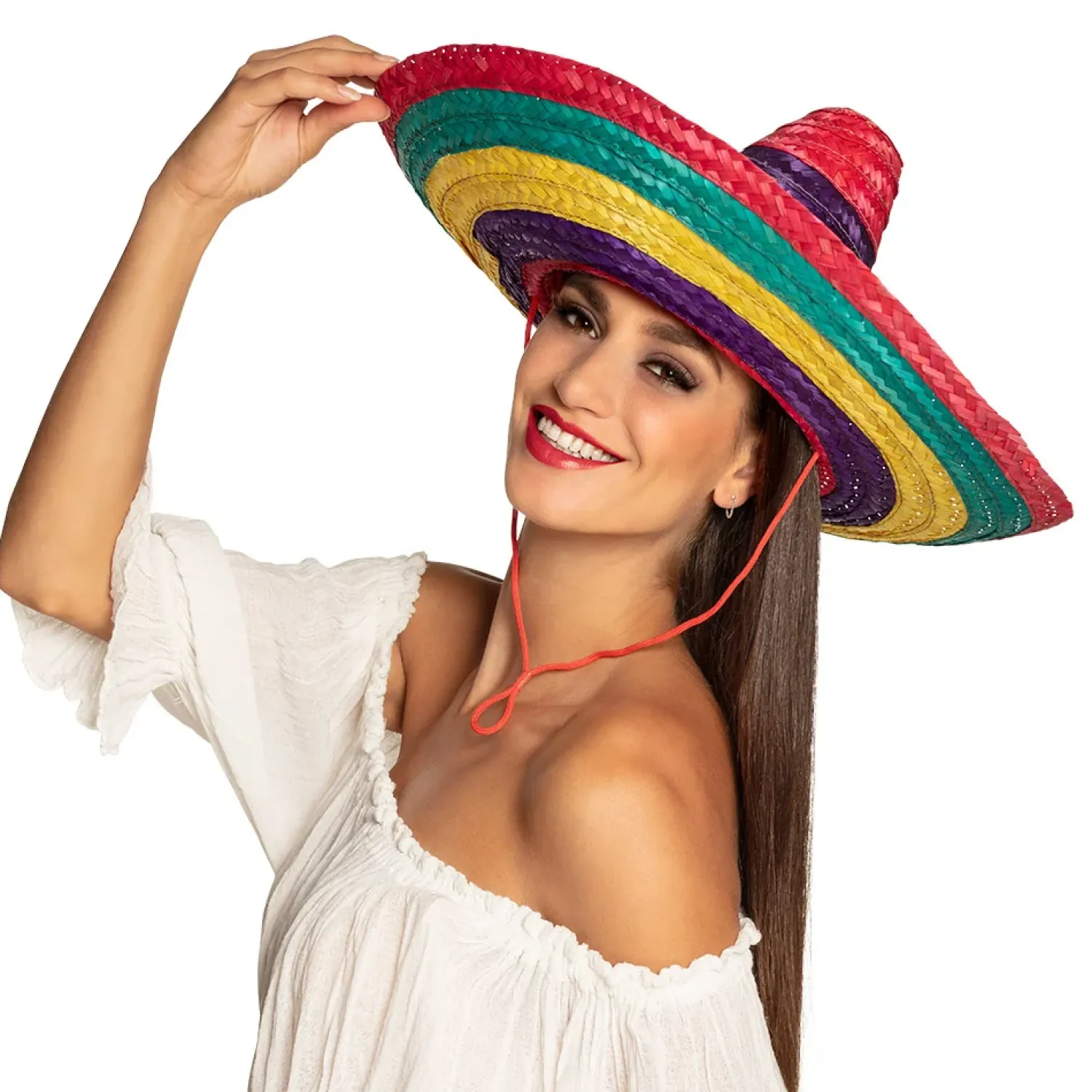 Penkkarit|Muut Asusteet>Boland Party Partners, P. O. Box 518, AK ALPHEN A/D RIJN, https://boland.eu Sombrero Puebla 49 cm
